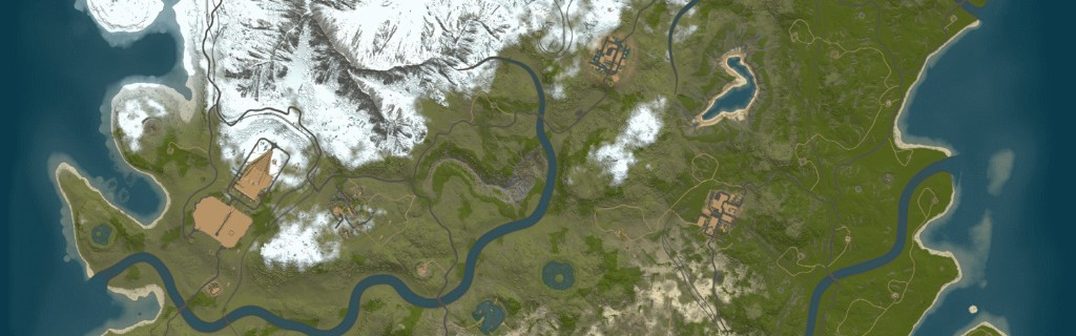 Rust landscape used in Tryhard’s creative game mode